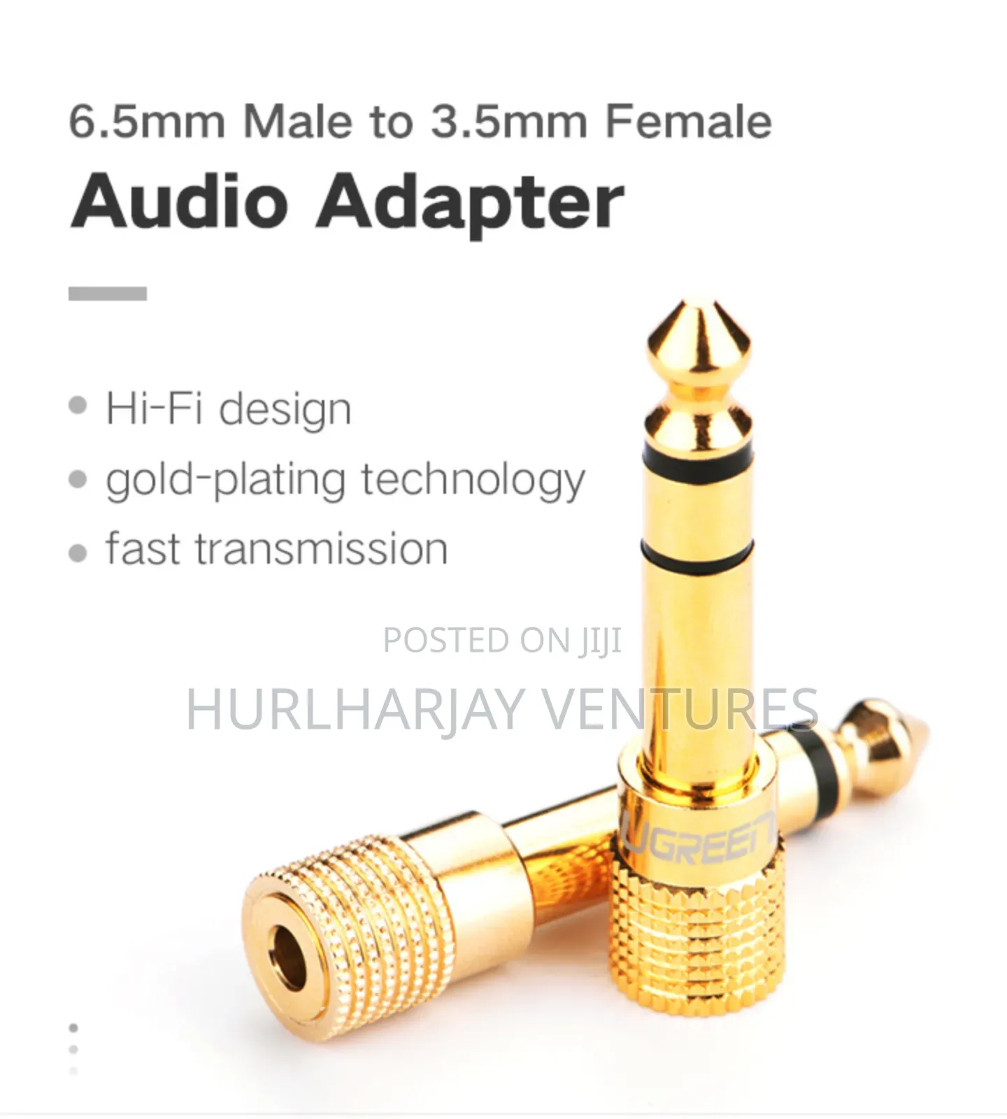 Ugreen 6.5mm to 3.5mm Audio Adapter