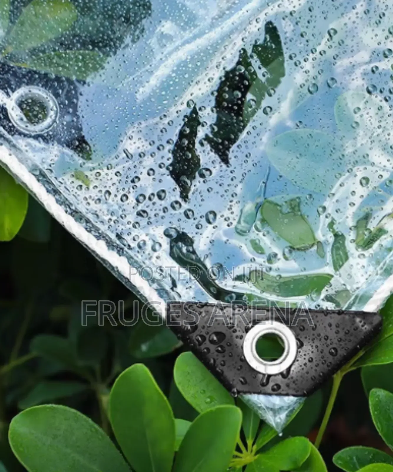 Industrial Transparent PVC Tarpaulin – Clear Weather Shield (0.3mm)