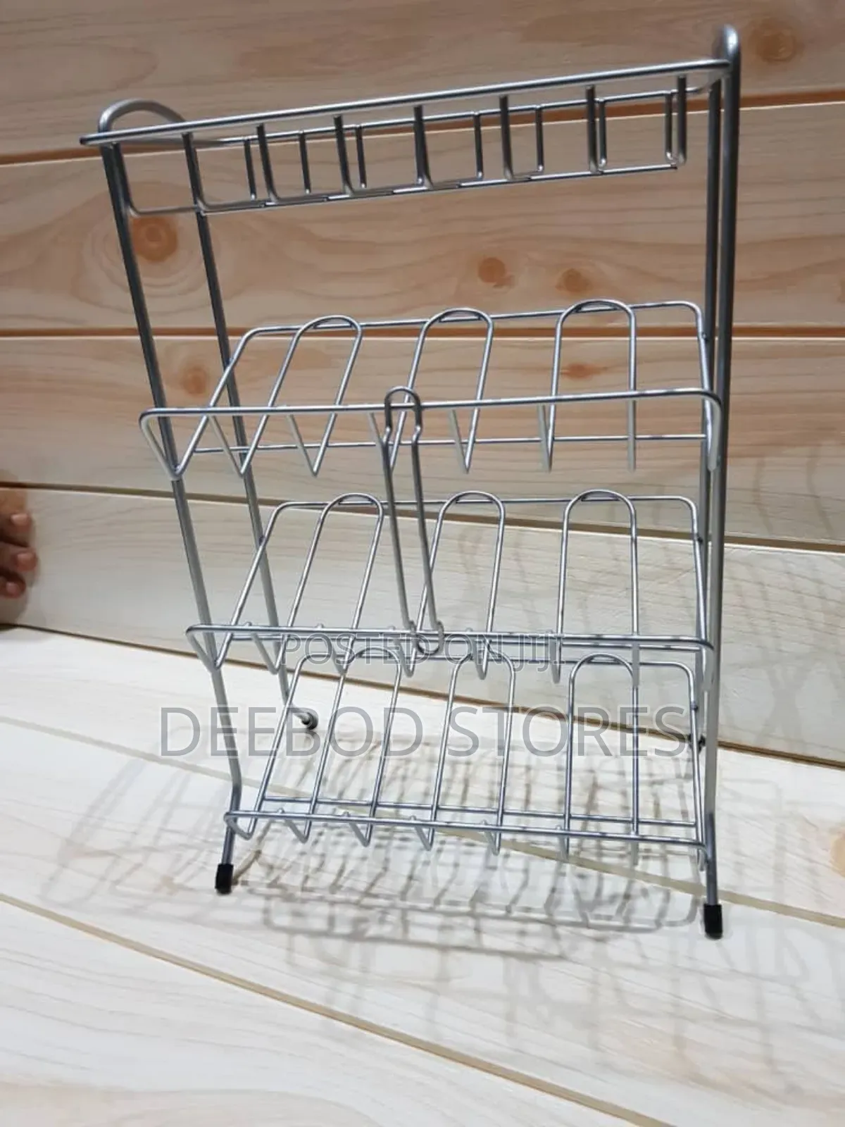 3 Tier Stainless Steel Table Top Caddy Rack
