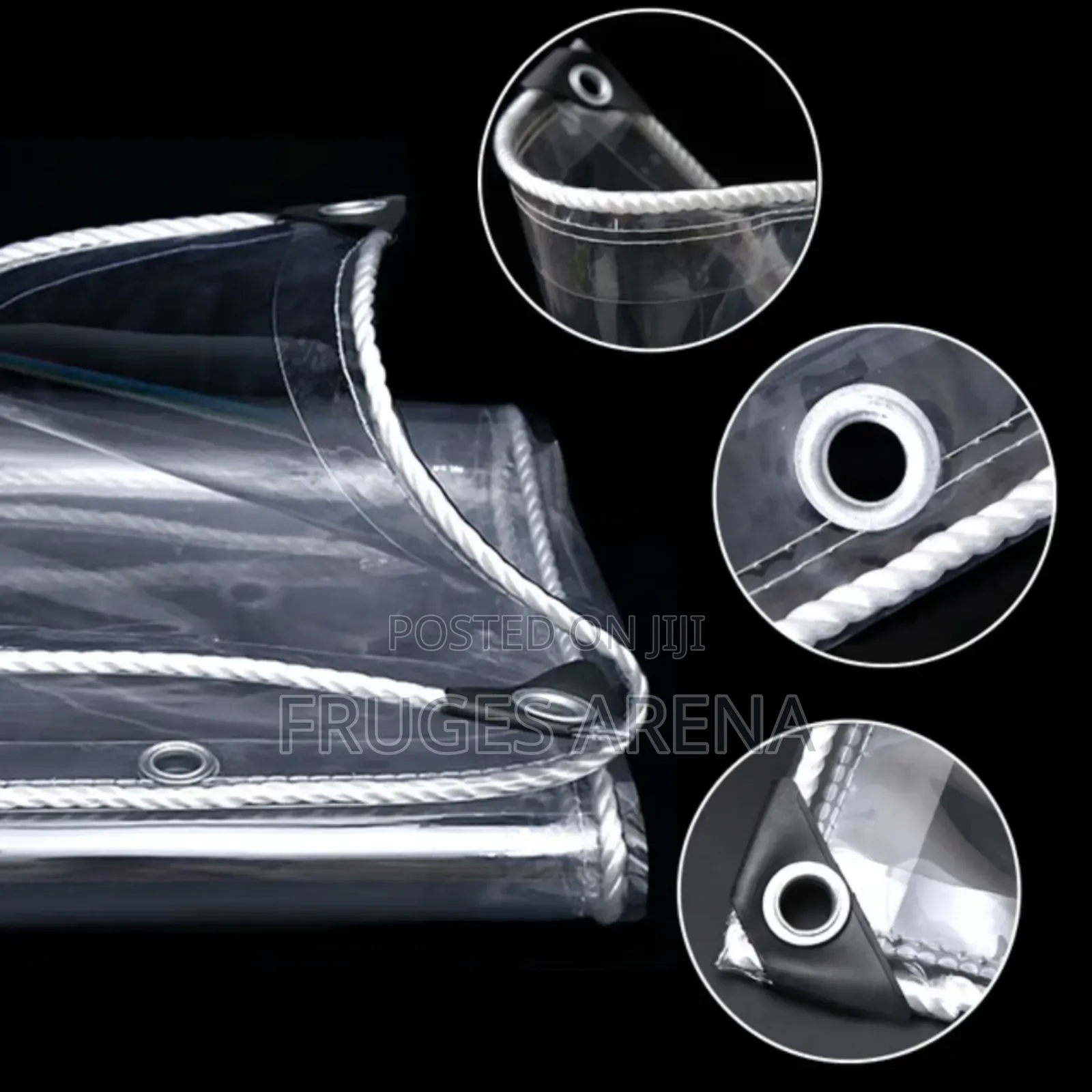0.5mm × 3000mm × 6000mm Transparent PVC Tarpaulin