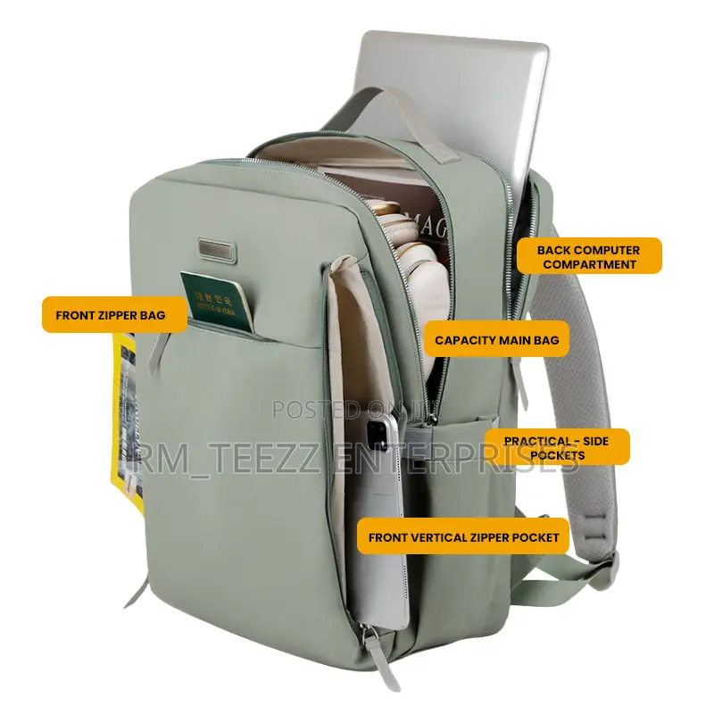 Multifunctional Large Capacity Business Travel Laptop Backpack