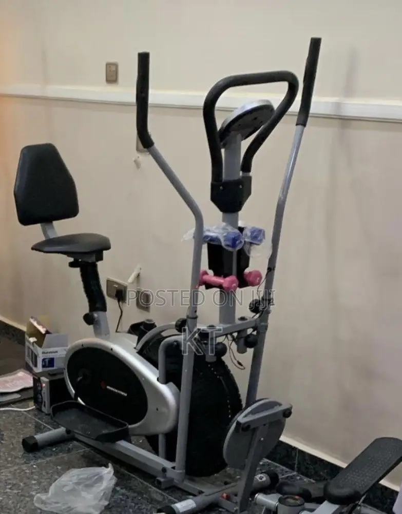 Brand New Elliptical Orbitrac Bike With Dumbbell and Twister
