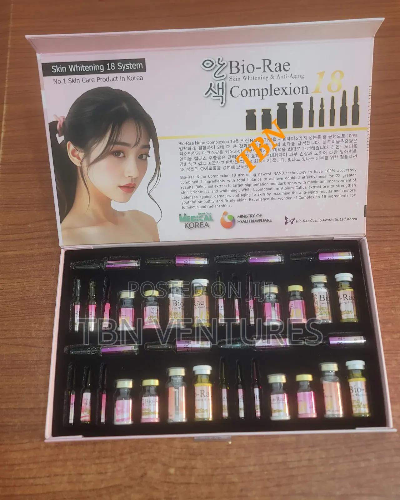 Bio-Rae Nano Complexion 18 Skin Whitening Glutathione Injection