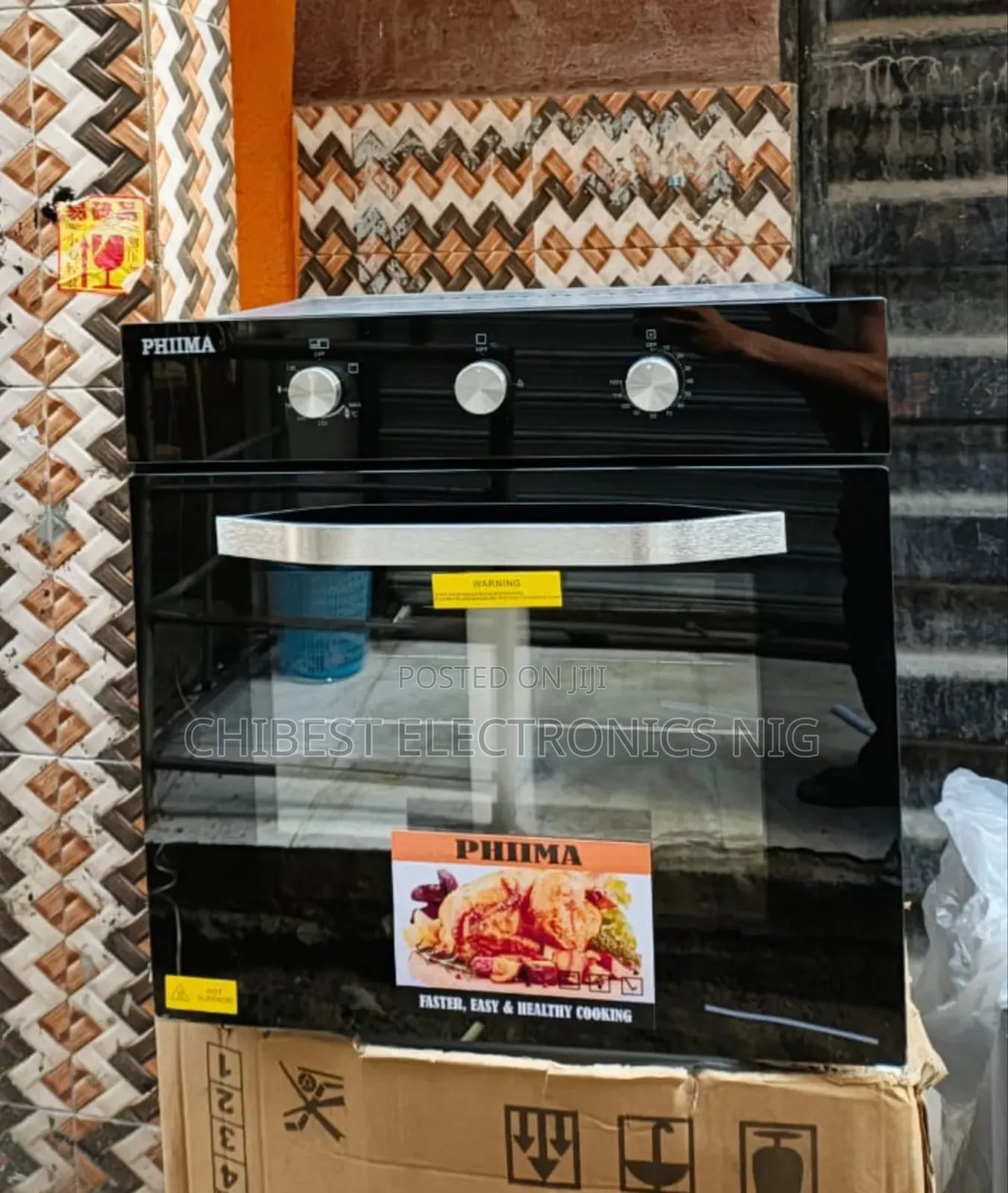 Original Phiima Built-in Gas Electric Oven With Grill 75litters