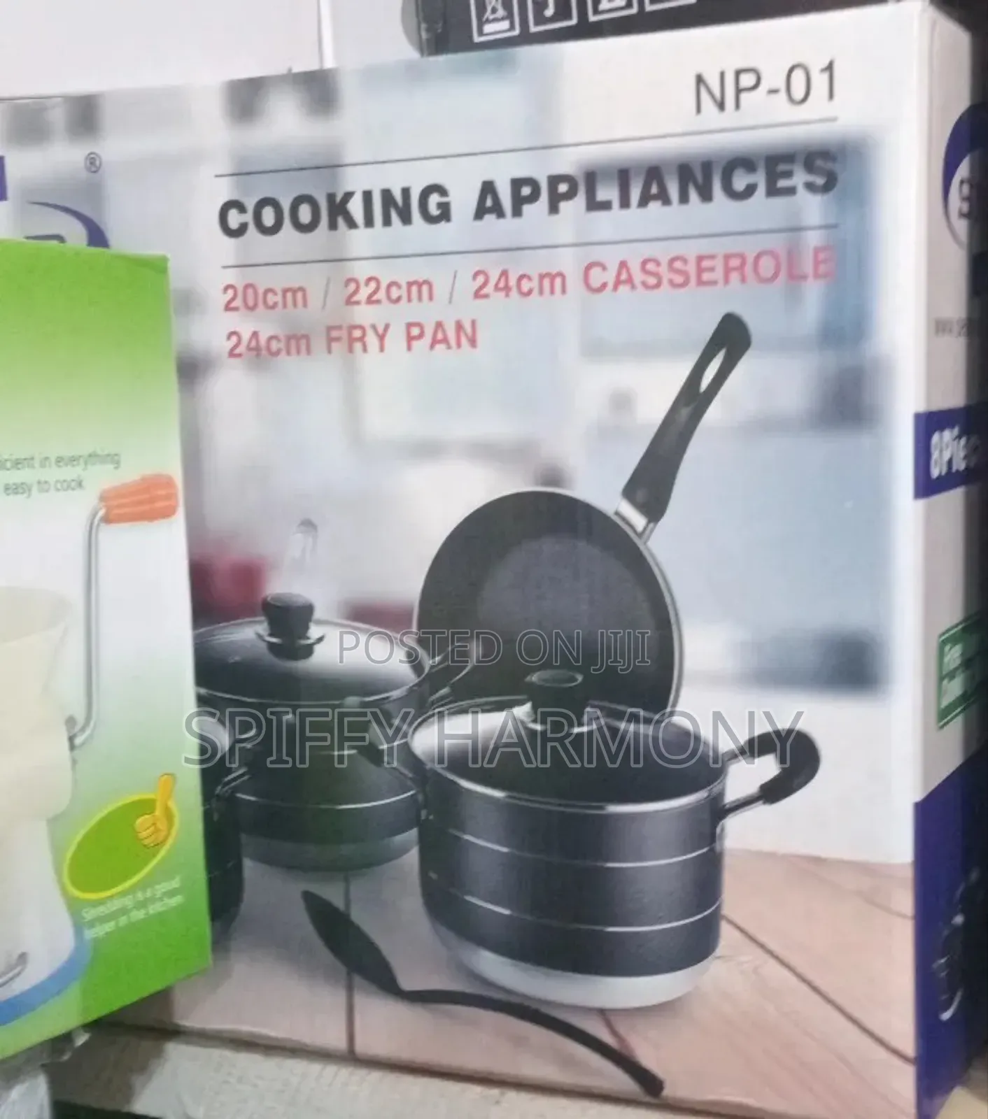8 Piece Non-stick Pots With Frying Pan