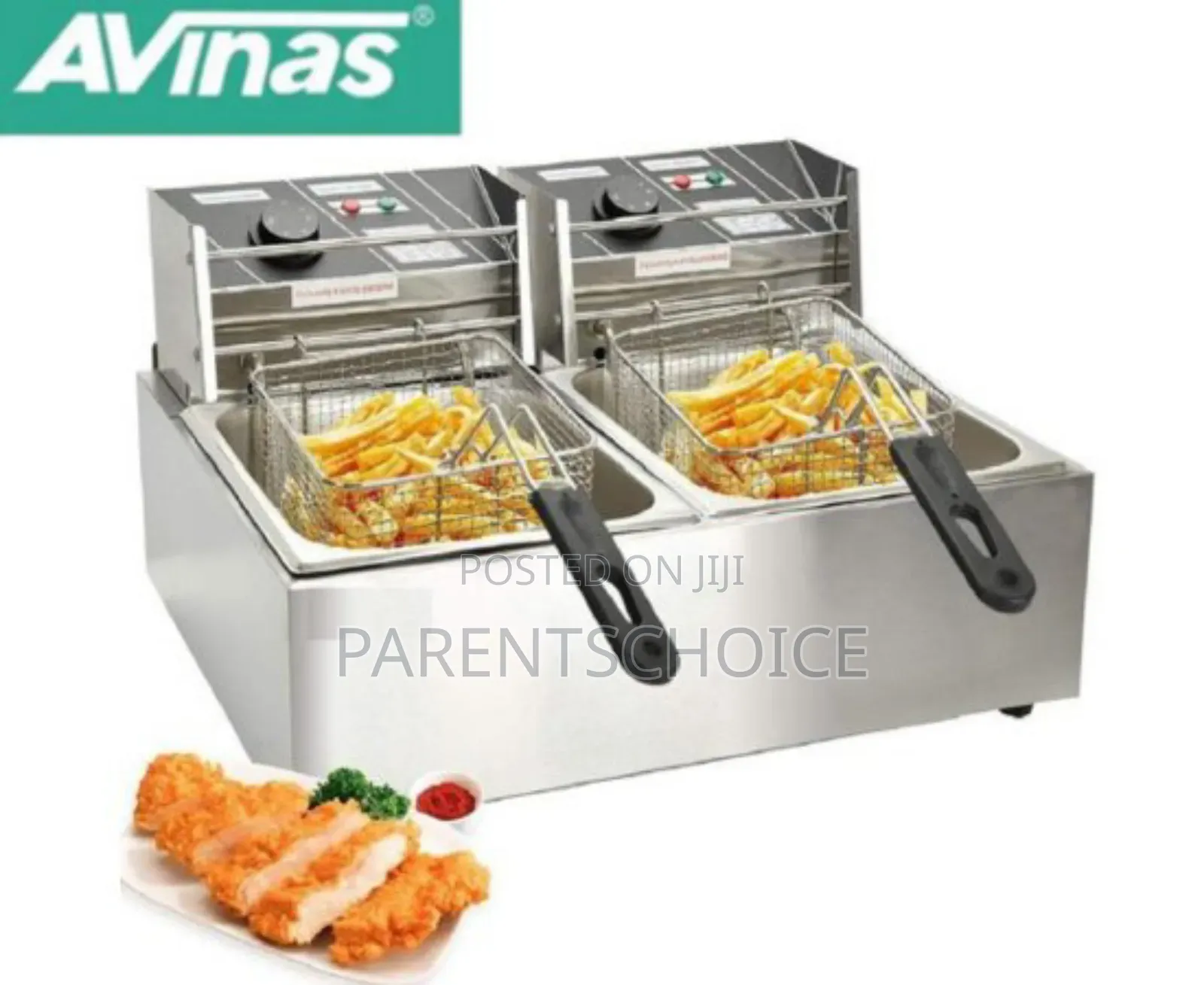 Avinas Commercial 14 Liter Electric Deep Fryer, French Fries Making