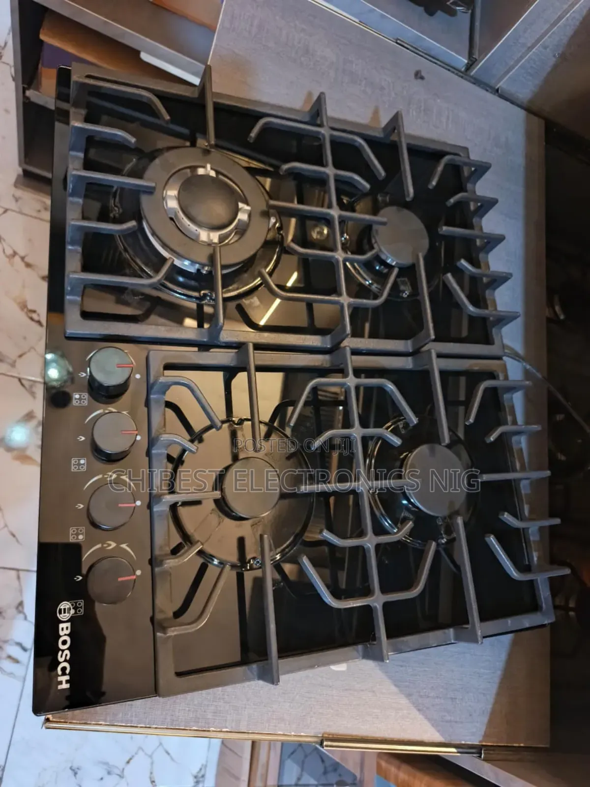 Bosch Built-in New Model Design 60cm 4 Burners Automatic Gas Cooker
