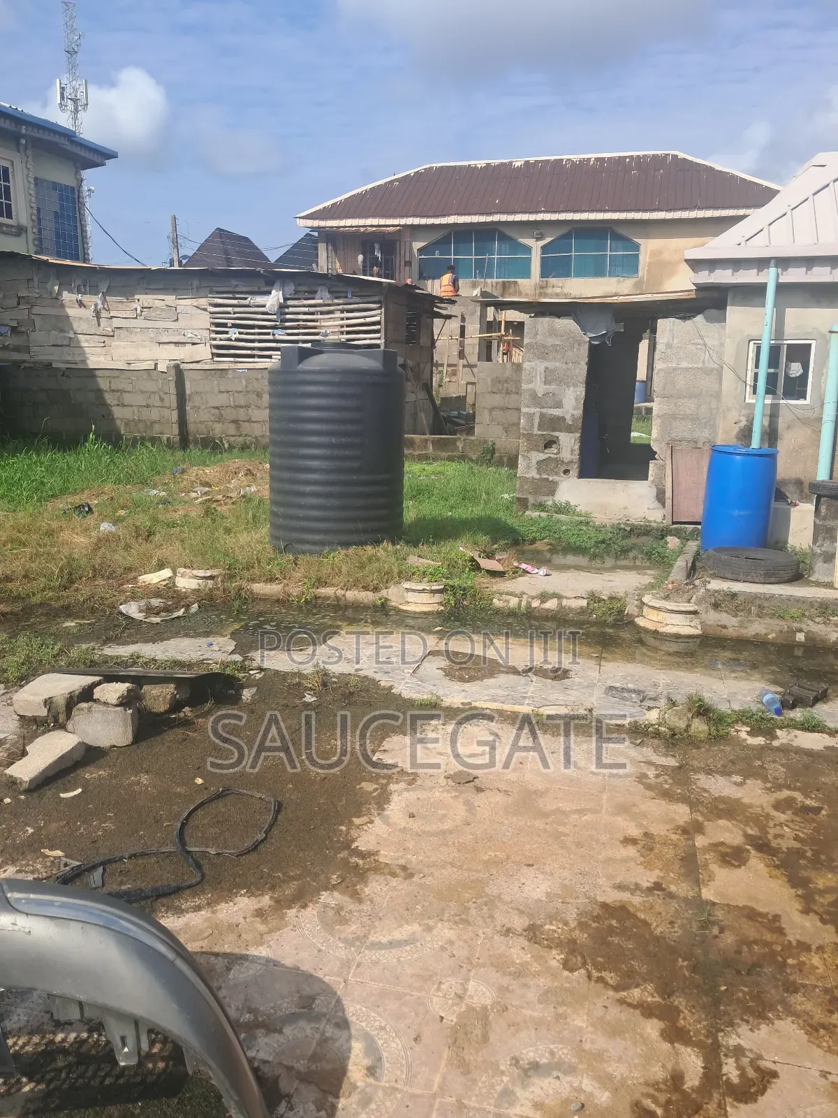 Half Plot Inside Compound Dry for Sale at Ijegun Satellite 20m