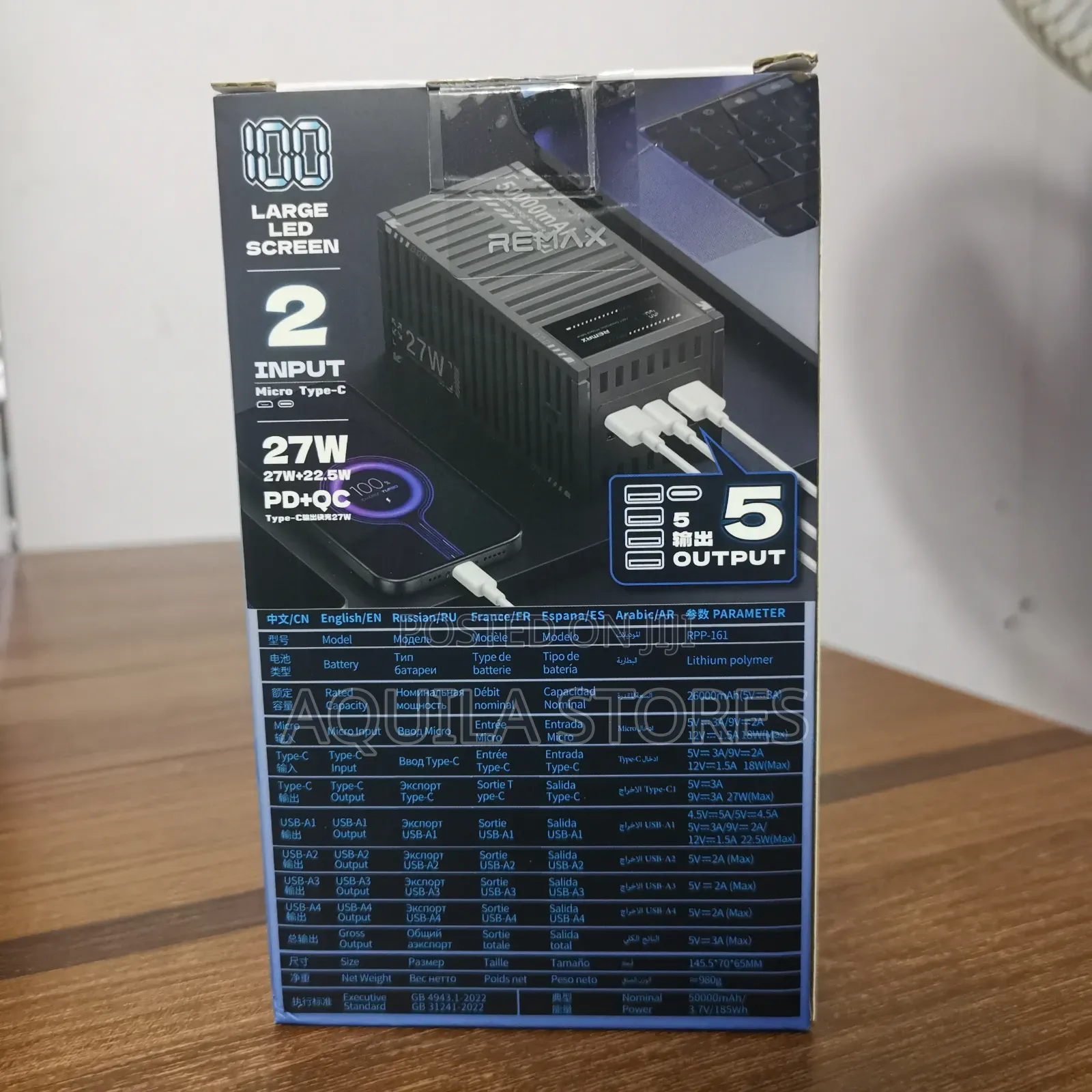 Remax Rpp-161 50000mah Container Series Power Bank