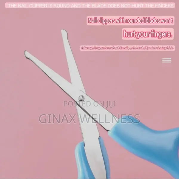 3-Piece Baby Nails Care Set With Nail Clipper, Nail Scissor, and File