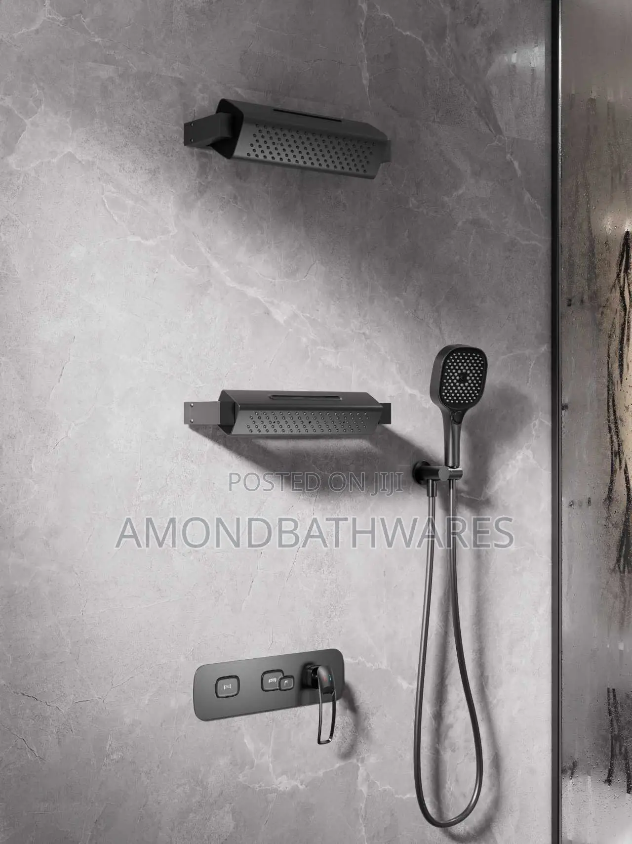 High Pressure Conduit Shower Set