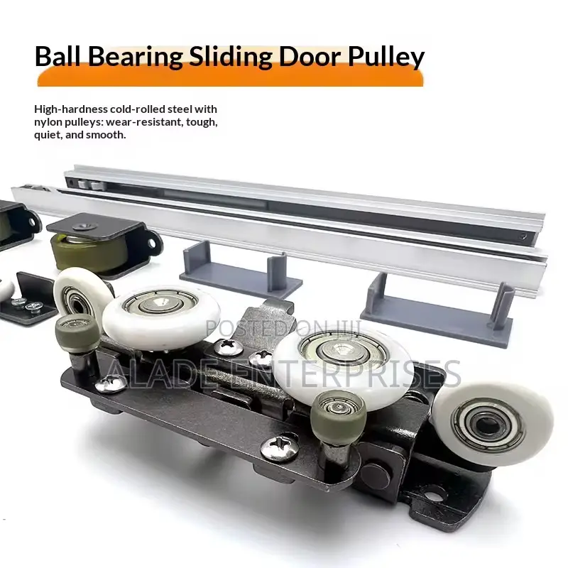 Ghost Sliding Wooden Simple Durable Carbon Steel Sliding Door Pulley