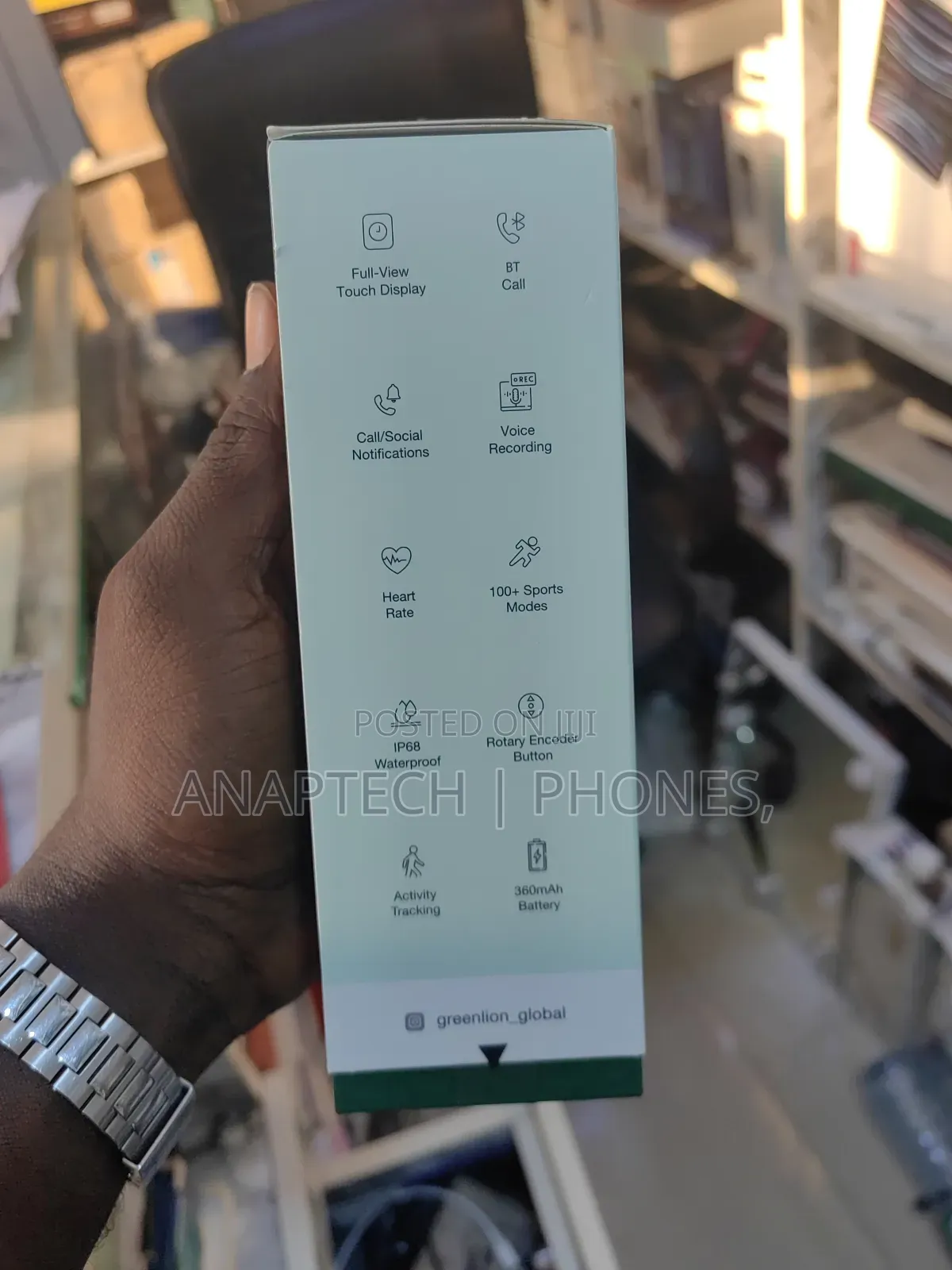 Green Lion Chrono Pro Smart Watch Amoled 7days