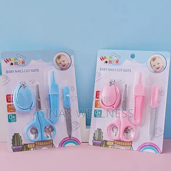 4-Piece Baby Nails Care Set With Nail Clippers Nail Scissors, Etc