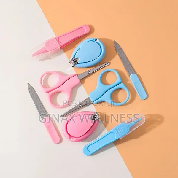 4-Piece Baby Nails Care Set With Nail Clippers Nail Scissors, Etc