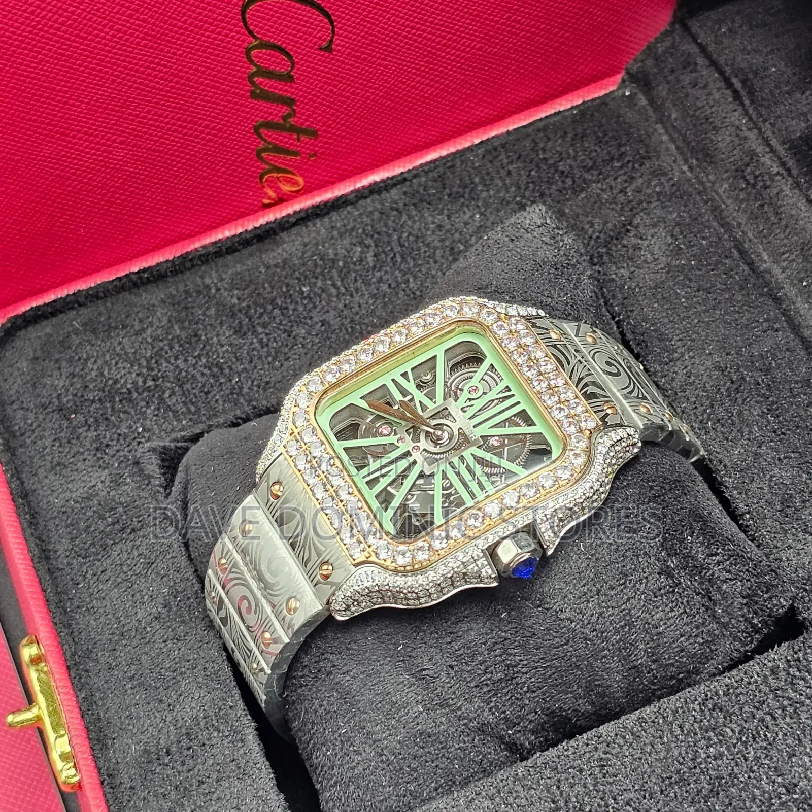 Top Quality Cartier Chain Watch With Ice Body