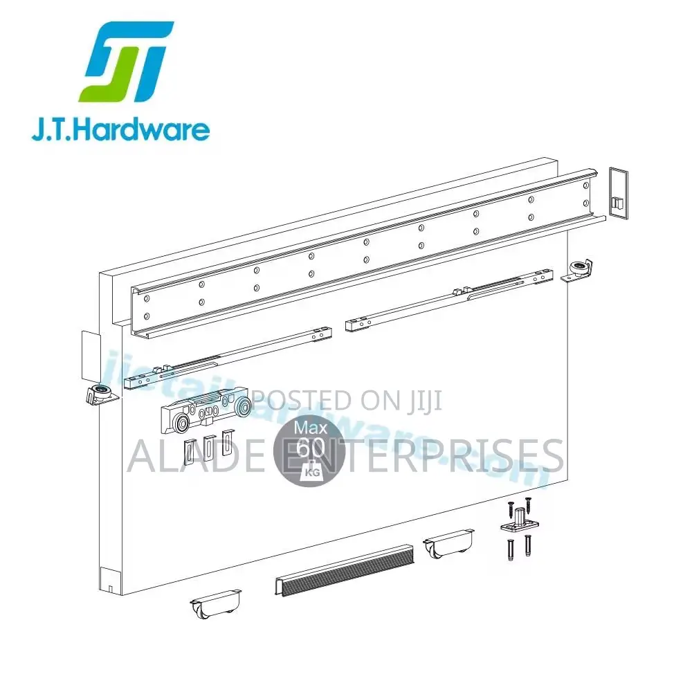 Hidden Invisible Soft Closesmooth Safe Space Folding Door Accessories