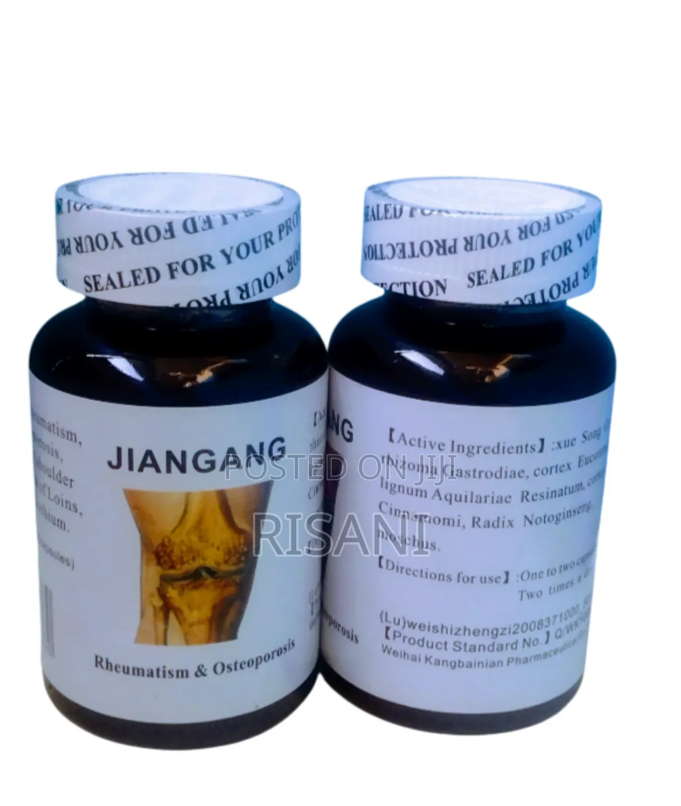 Jiangang Rheumatism And Osteoporosis Bone 100 Capsules