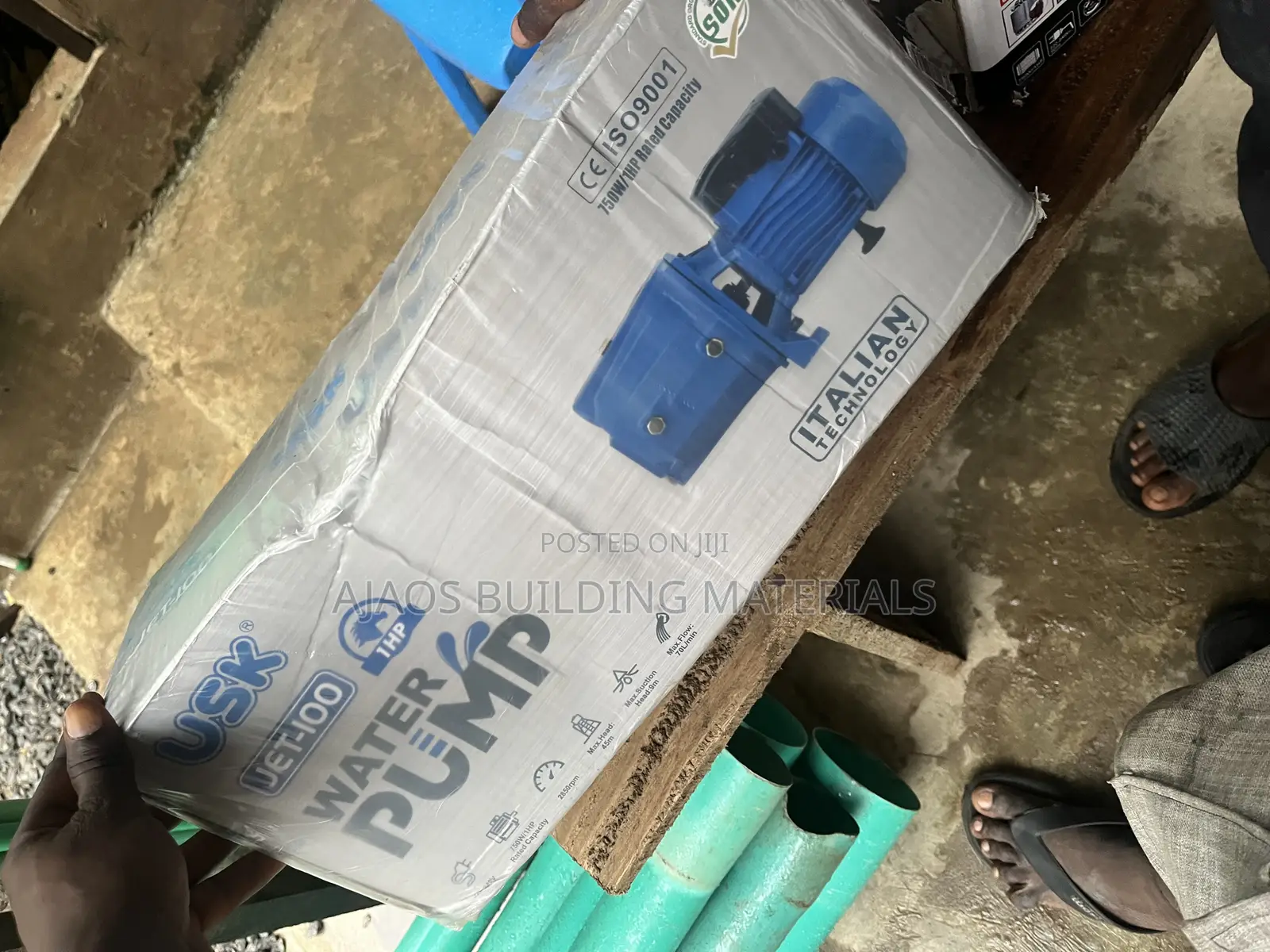 750w 1hp Water Pump