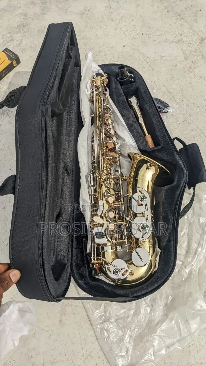 Yamaha Custom Z Gold and Silver Alto Saxophone