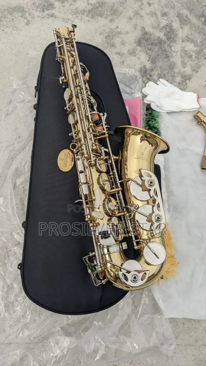 Yamaha Custom Z Gold and Silver Alto Saxophone