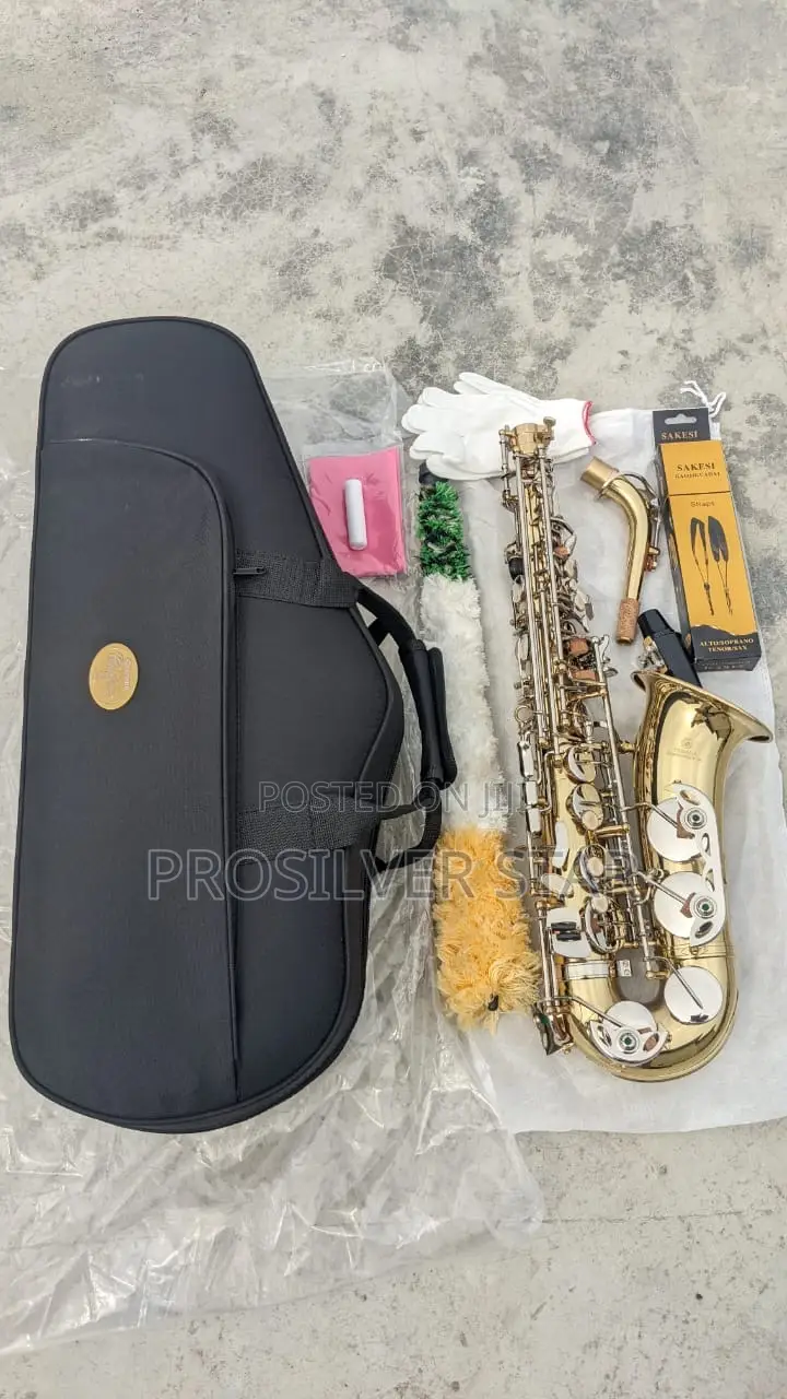 Yamaha Custom Z Gold and Silver Alto Saxophone