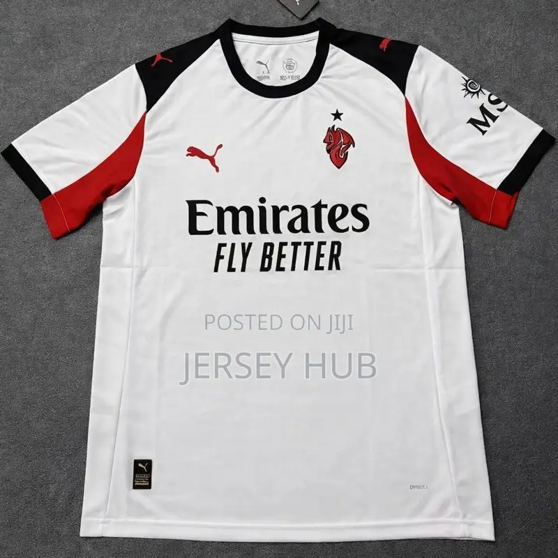 Ac Milan 2025/2026 White Away Jersey