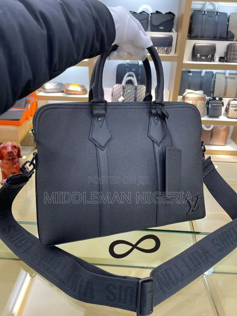 Louis Vuitton Genuine Leather Laptop Bag