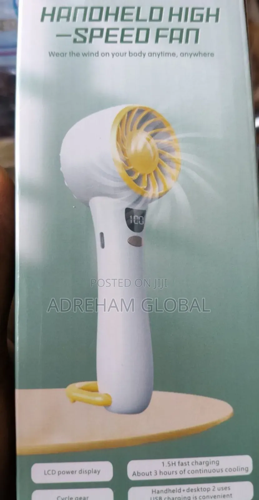 High Speed Hand Held Mini Fan