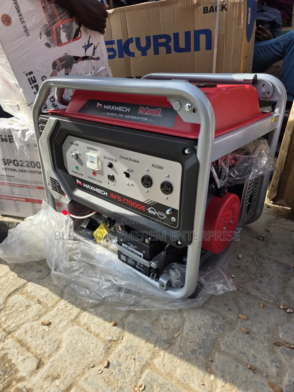 Powerful 15kva Maxmech Petrol Gen Model Rfs17000e2 100%Copper Coil