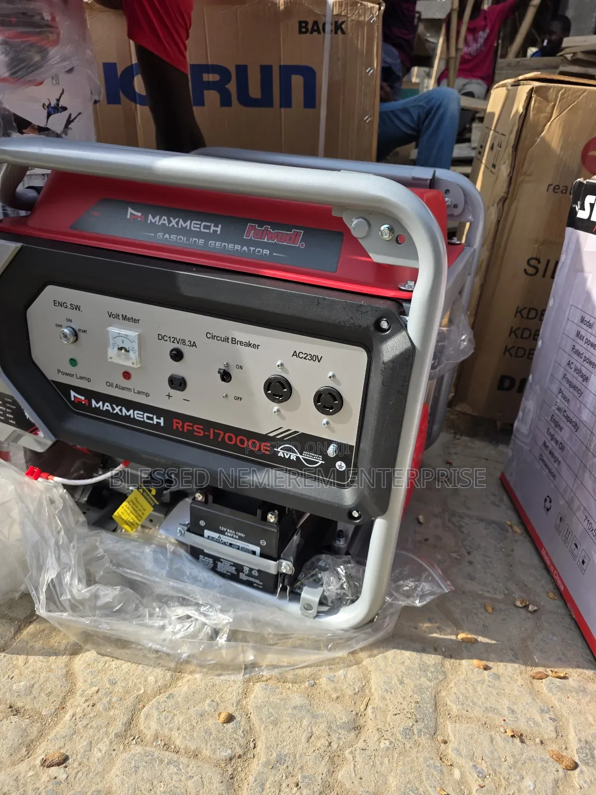 ■□Heavy-Duty Maxmech Petrol Generator 15kva 100%Copper Coil