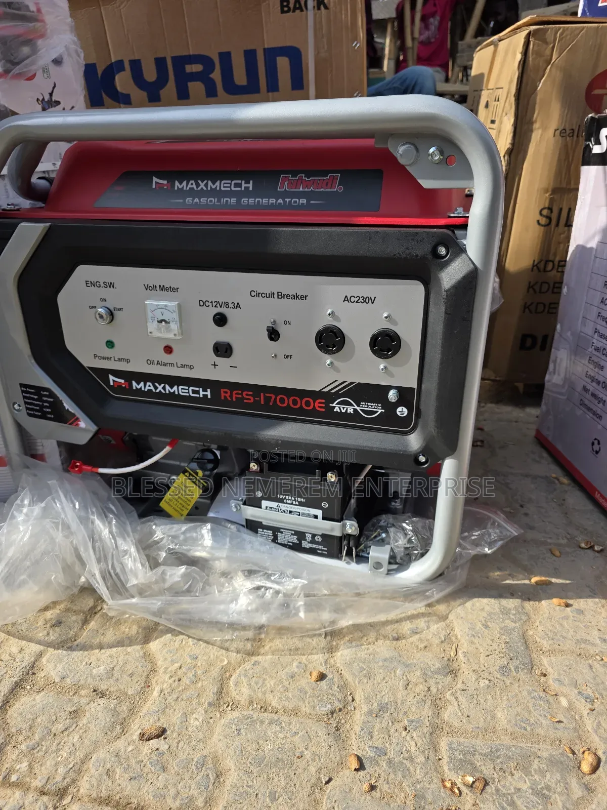 Come and Buy Original 15kva Maxmech Petrol Generator 100%Copper Coil
