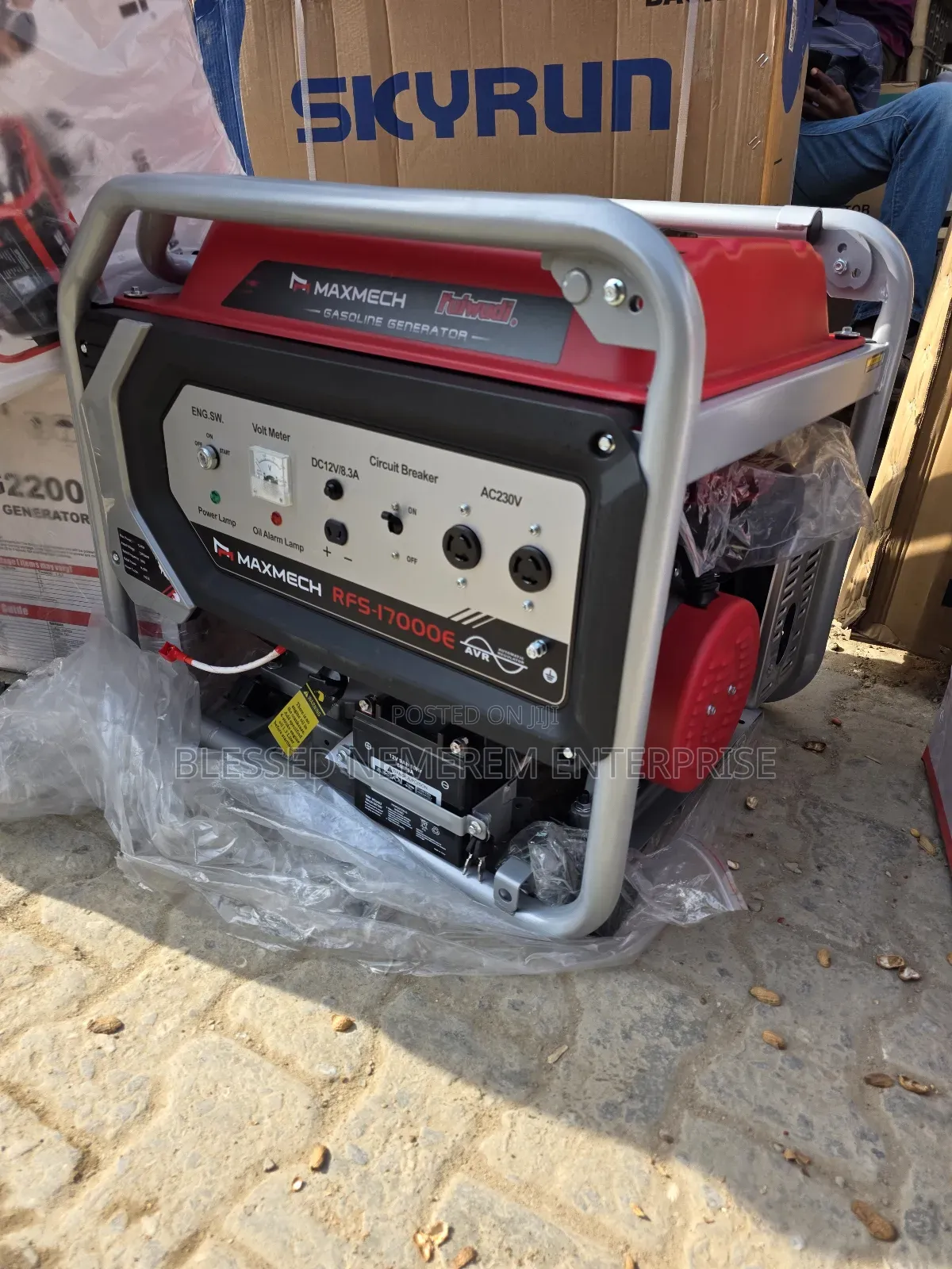 Come and Buy Original 15kva Maxmech Petrol Generator 100%Copper Coil
