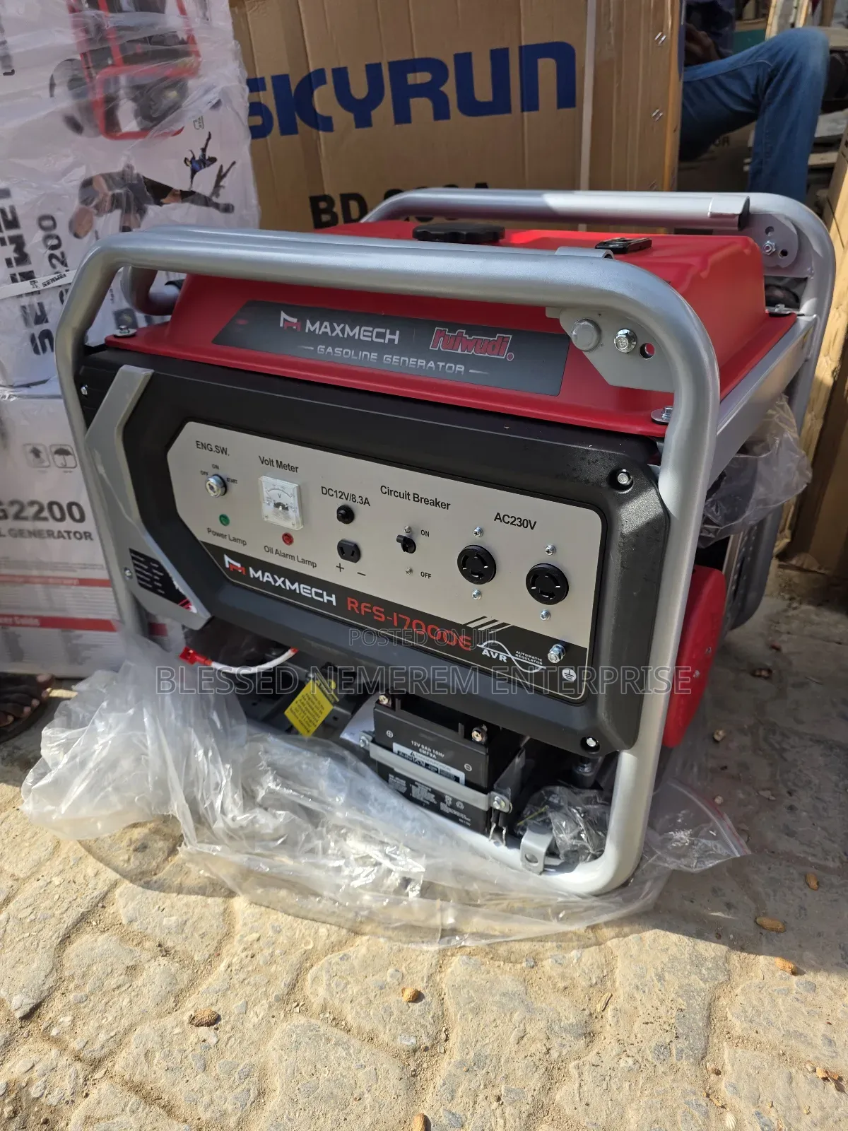 I Sell Brand New Maxmech Petrol Gen Model Rfs17000e2 100%Copper 15kva