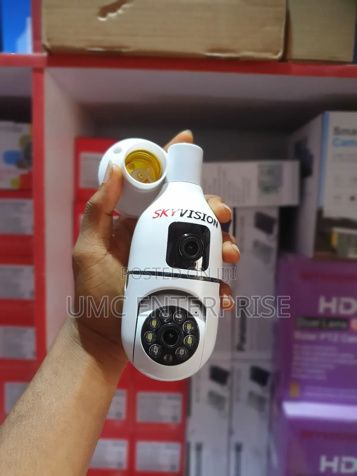 Dual Lens Bulb Camera