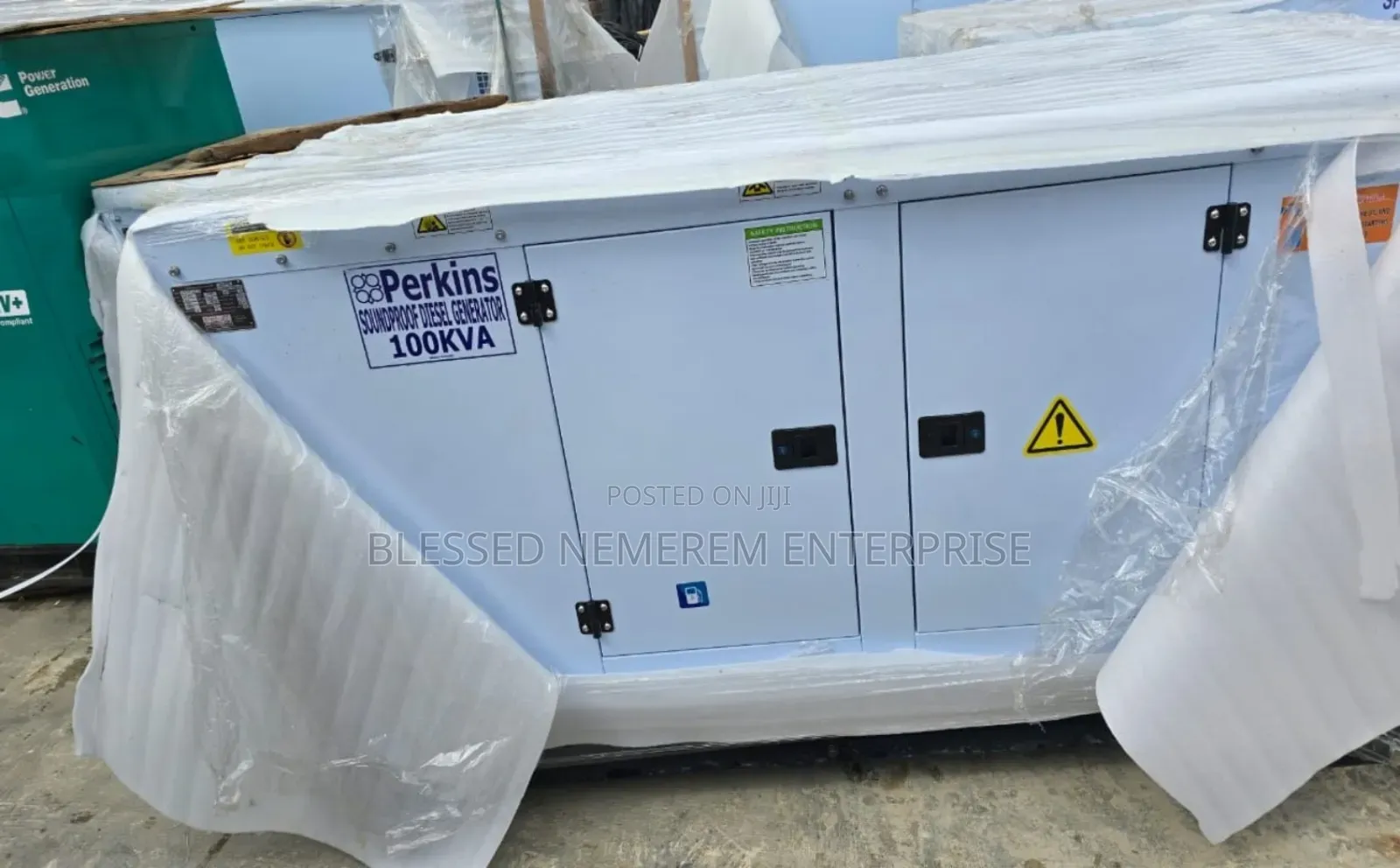 Sp-100kva Brand New Perkins Diesel Soundproof Gen 2years Wty