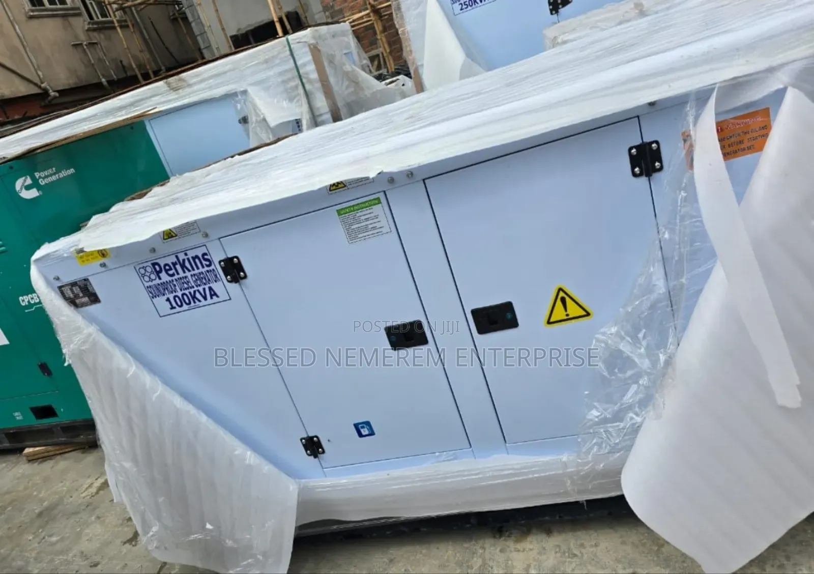 High Quality Perkins Diesel Soundproof Generator 100kva 100%Copper Coi