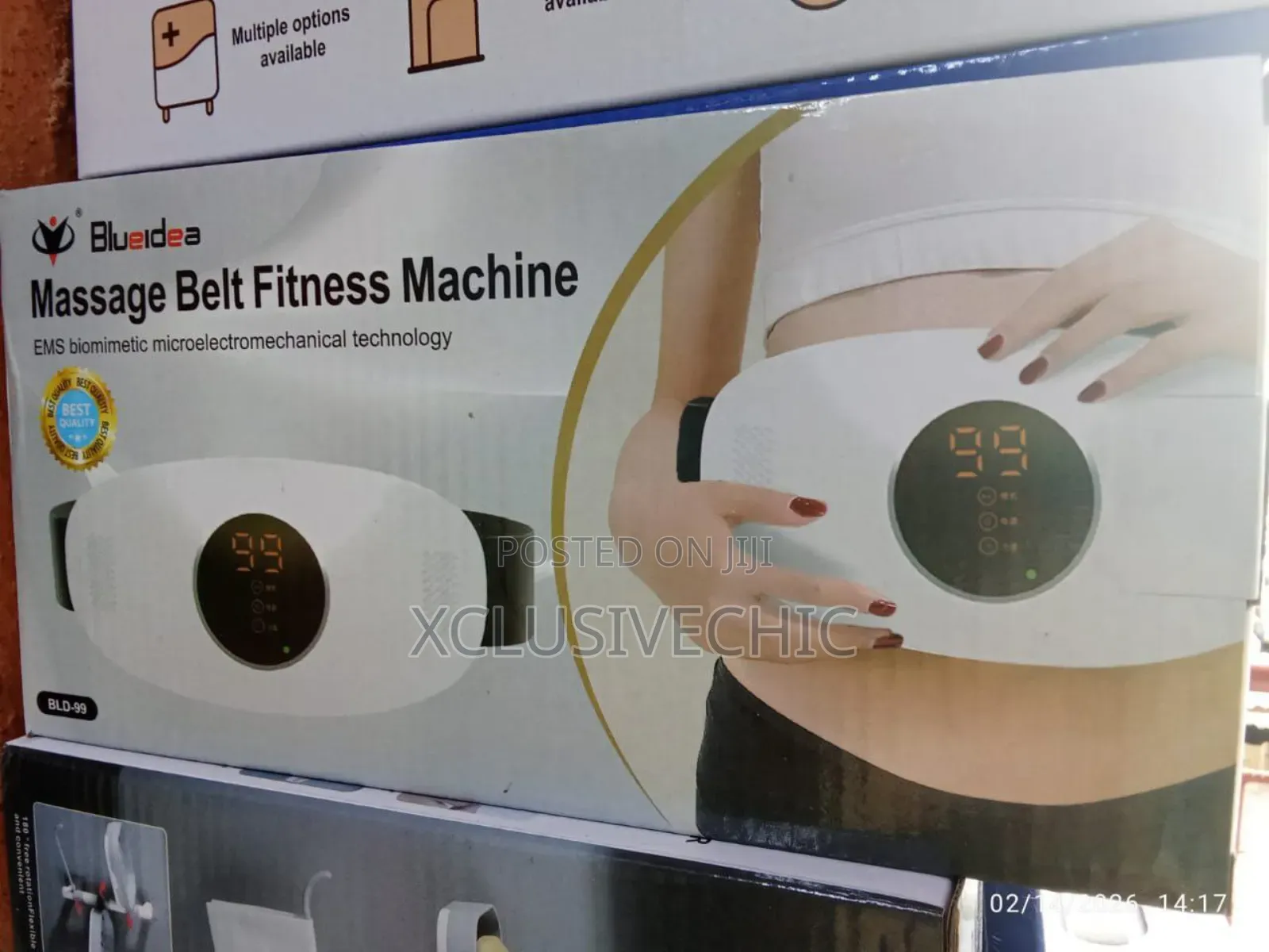 Blueidea Body Slimming Massage Belt Fitness Machine