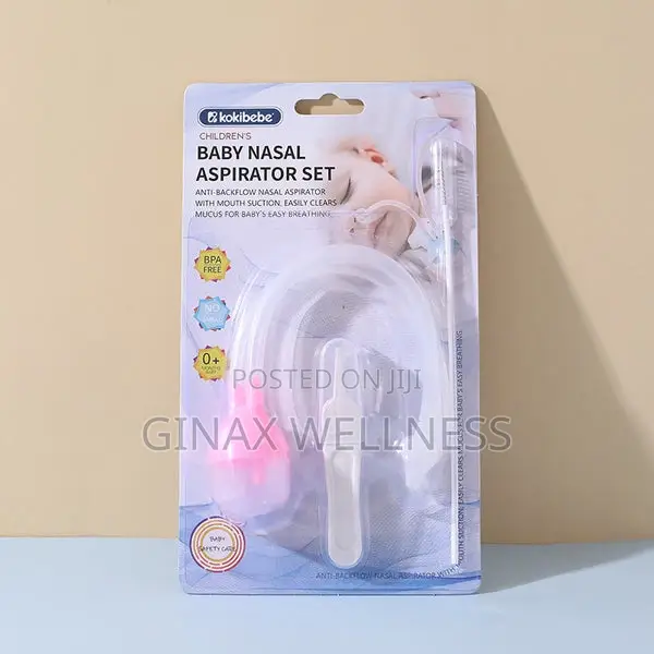 Bpa-Free Baby Nasal Aspirator Set With Mouth Suction