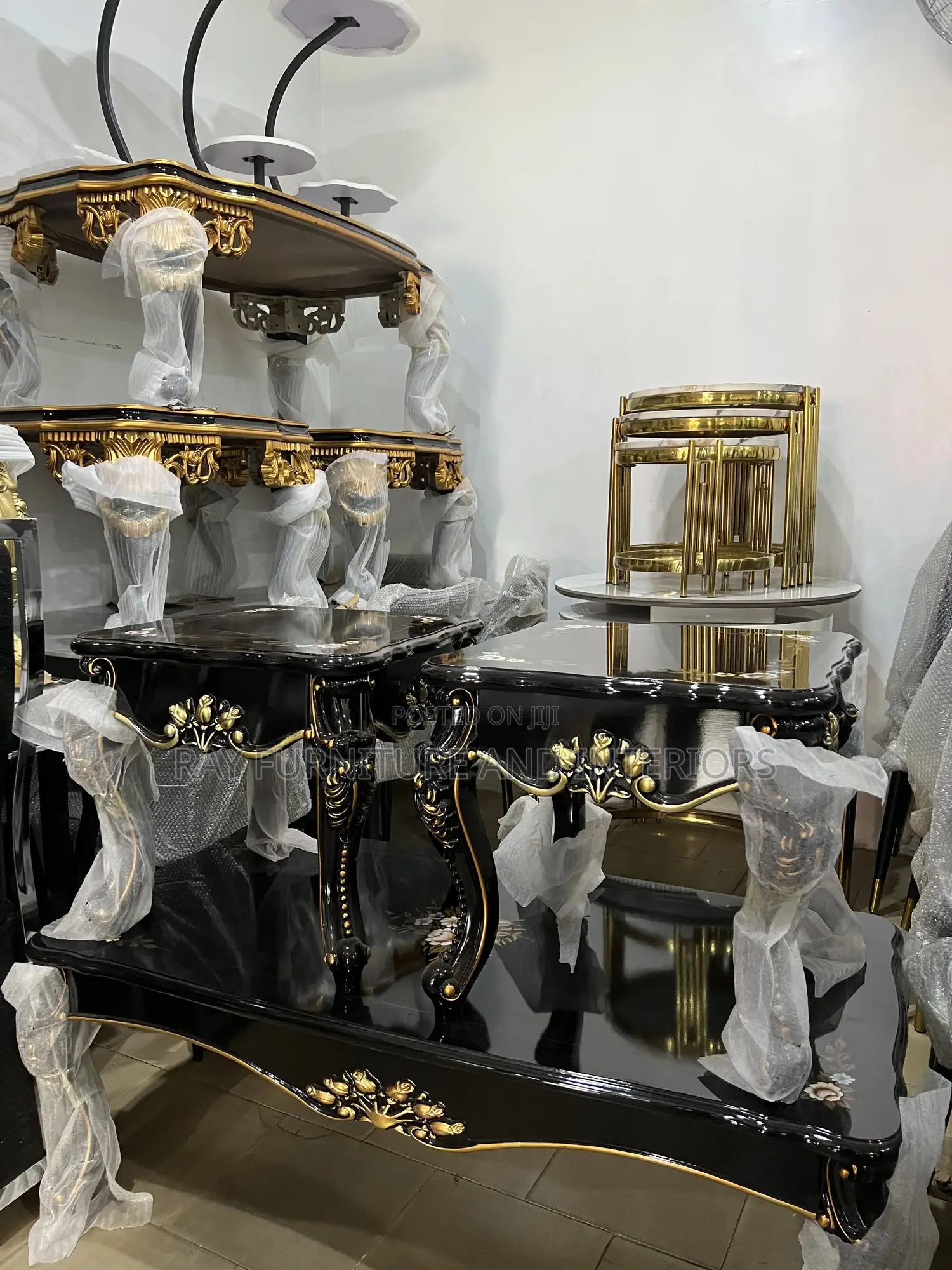 3in1 Royal Table Set Centre Table and 2 Coffee Tables