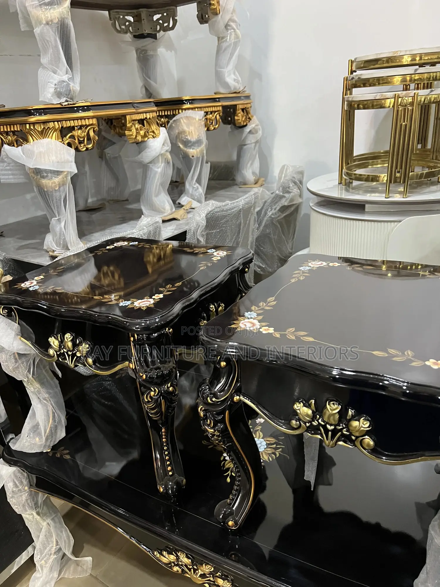 3in1 Royal Table Set Centre Table and 2 Coffee Tables