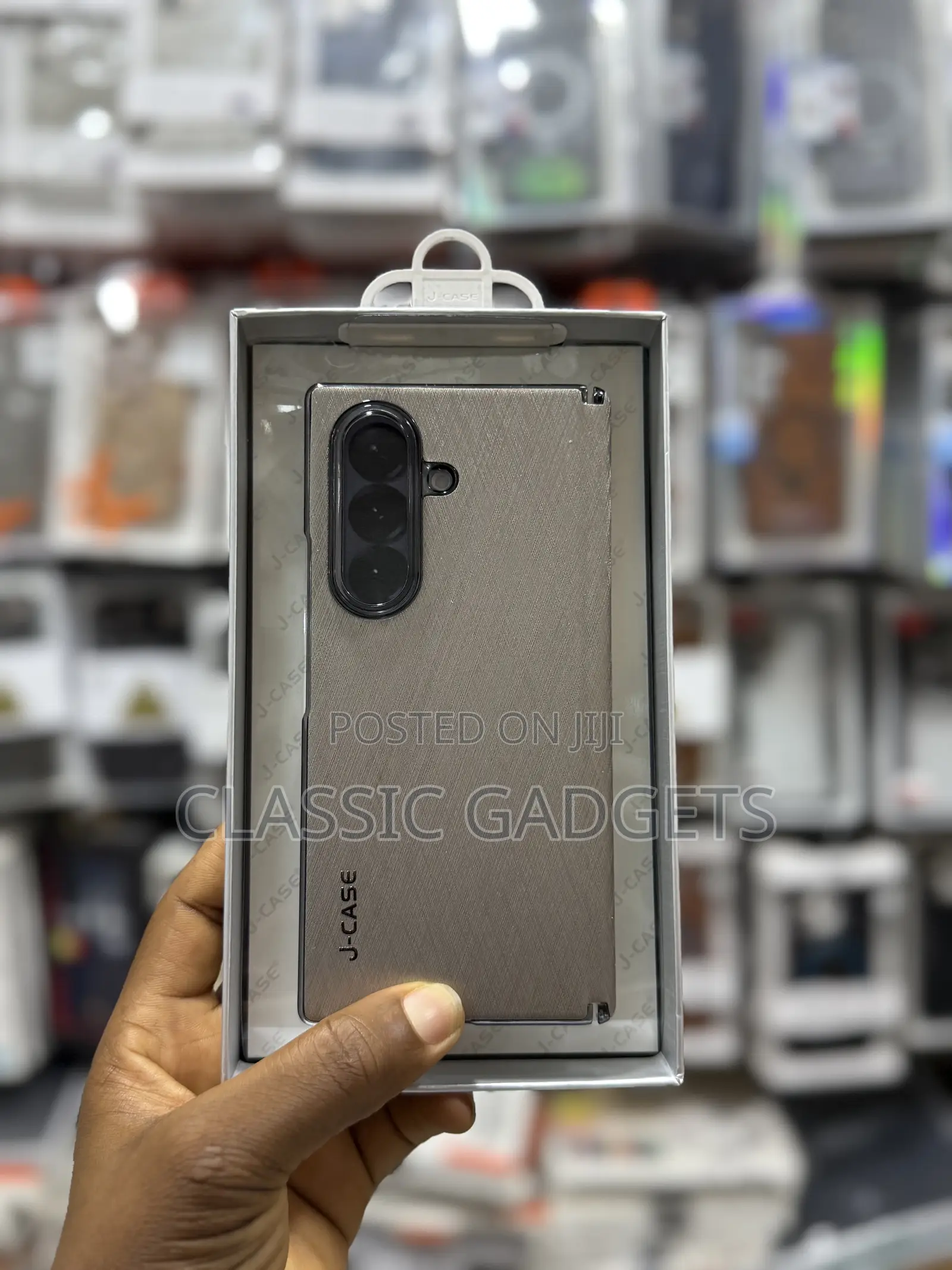 J-Case Wooden Texture Back Case for Samsung Galaxy Z Fold 7