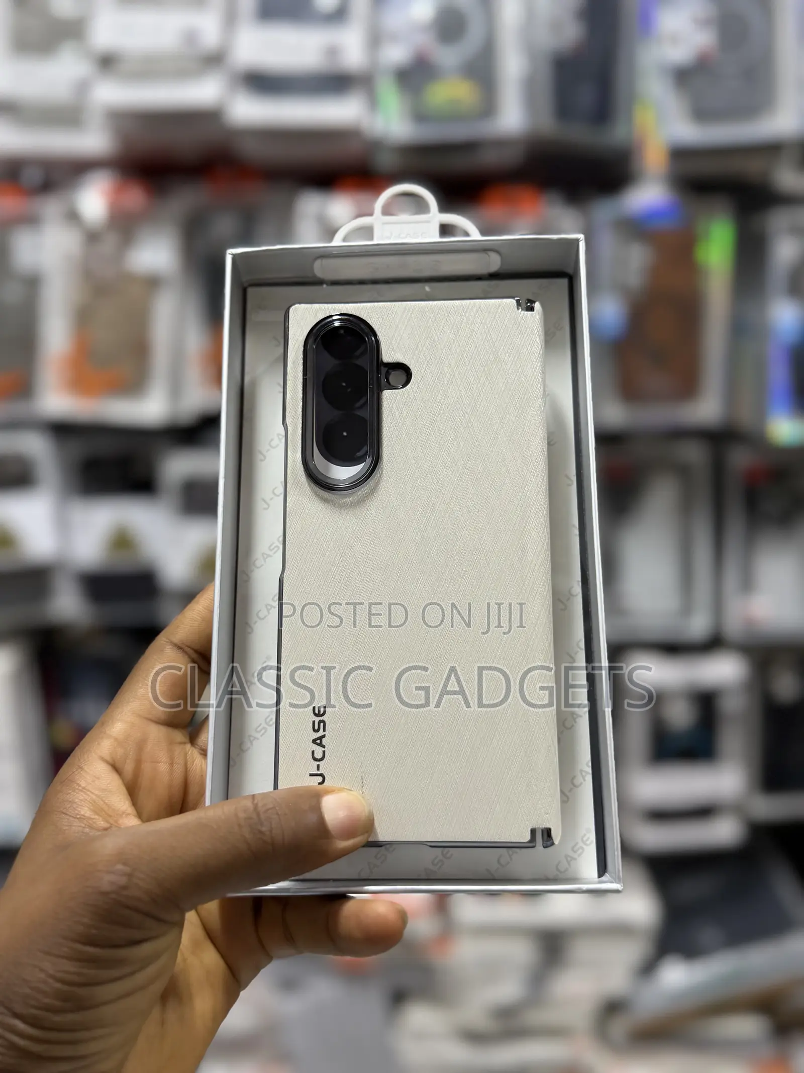 J-Case Wooden Texture Back Case for Samsung Galaxy Z Fold 7