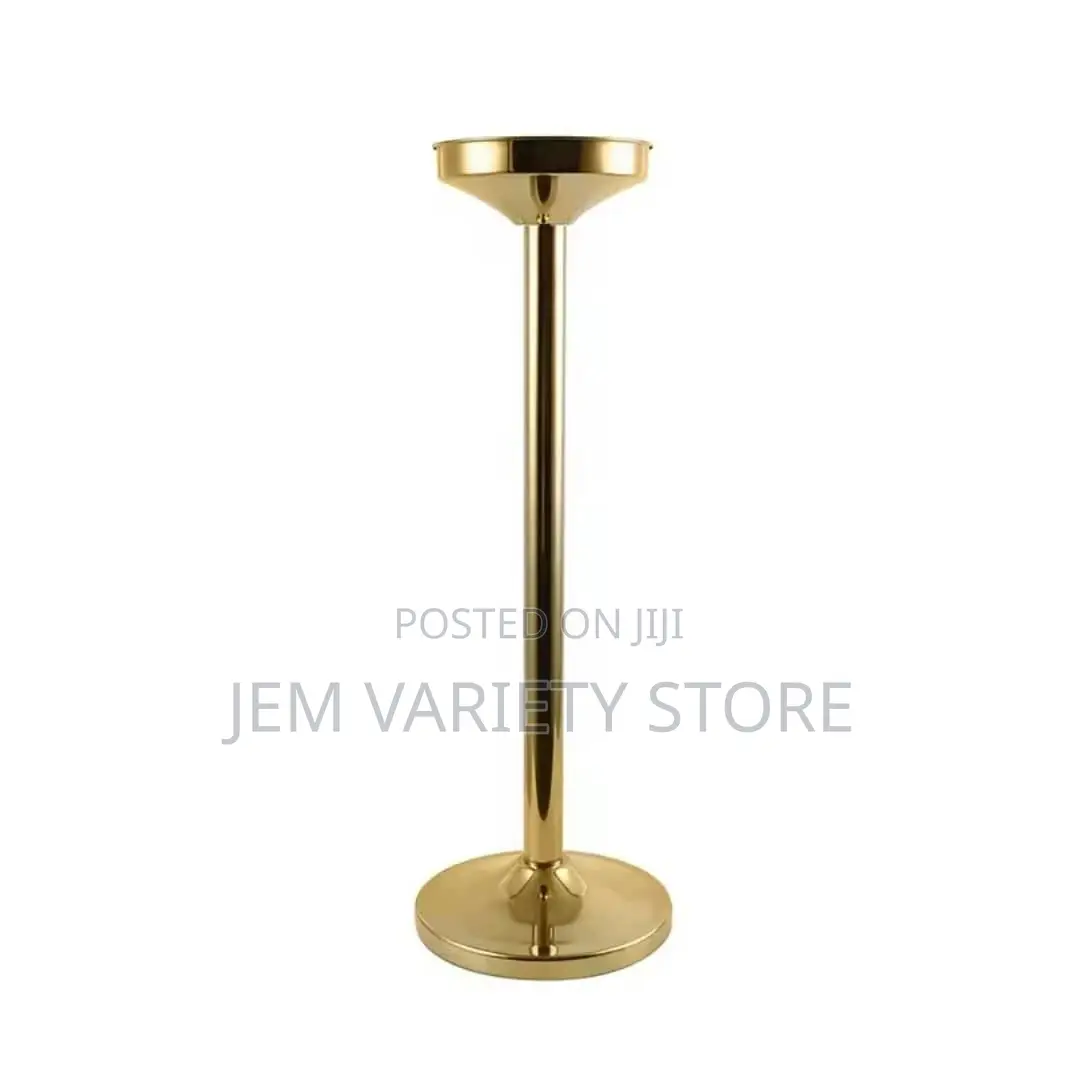 Quality Stainless Steel Champagne/Wine Stand. Wine and Gold