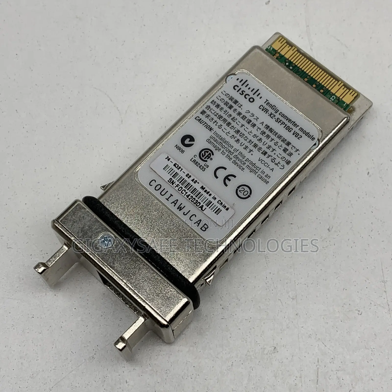 Cisco CVR-X2-Sfp10g 1-Port X2- Sfp+ Tengig Converter Module 10gbps X2