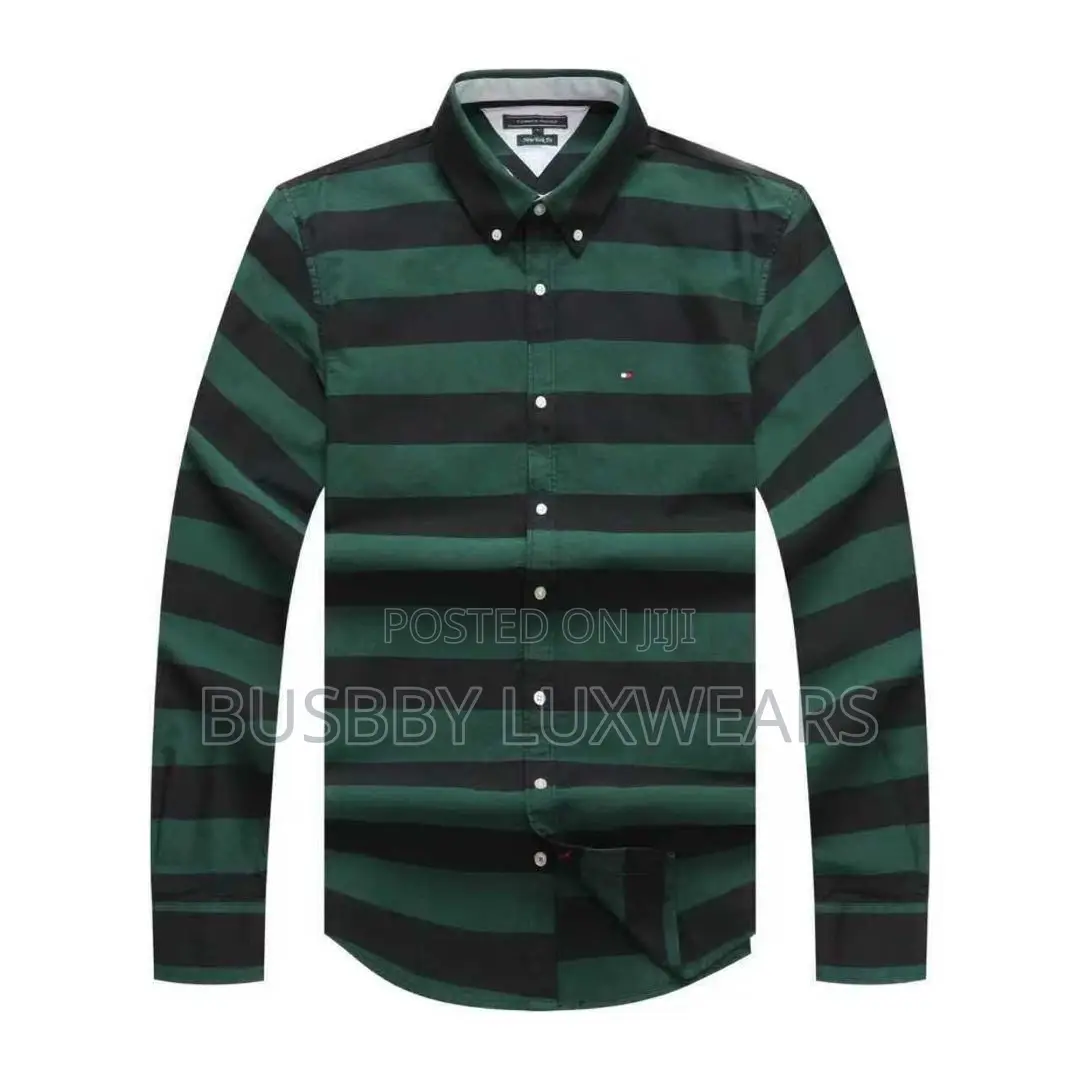 Tommy Hilfiger Longsleeves Striped Shirts for Men