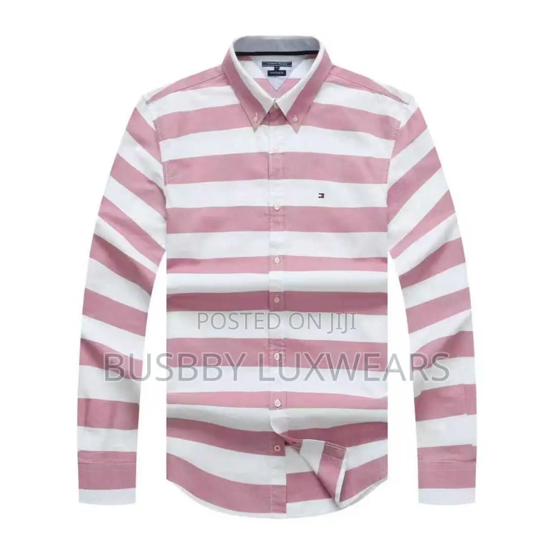 Tommy Hilfiger Longsleeves Striped Shirts for Men