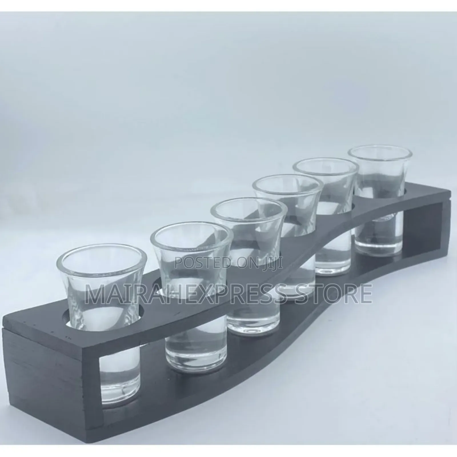 6 Slots Shot Glass With Rack Ts