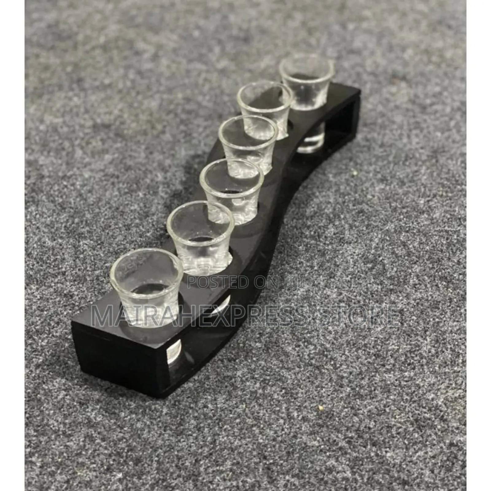 6 Slots Shot Glass With Rack Ts