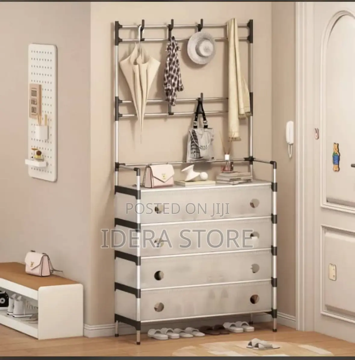 Dustproof 5 Layers Shoe And Hat Rack
